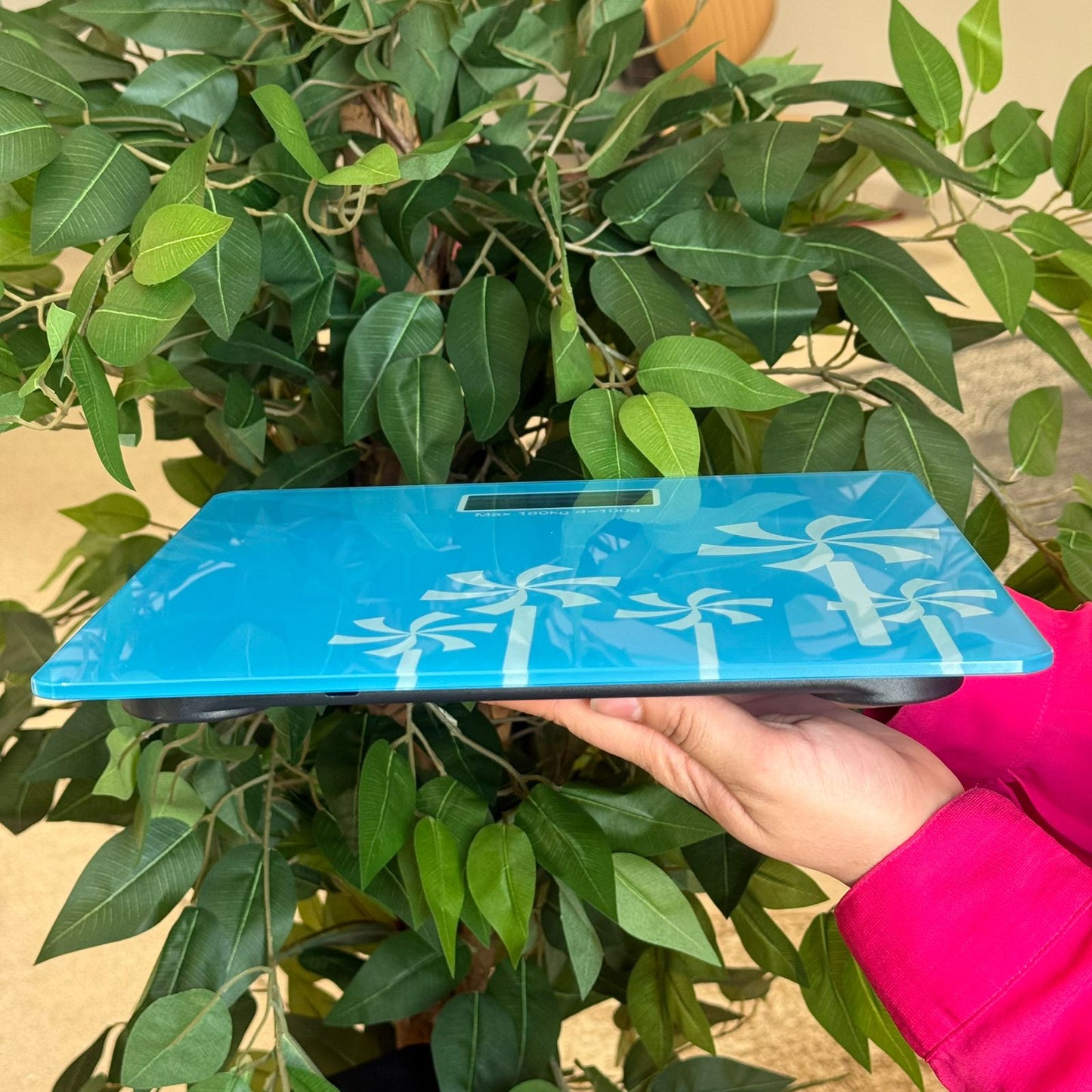 Elegant Multi-Color Glass Digital Scale