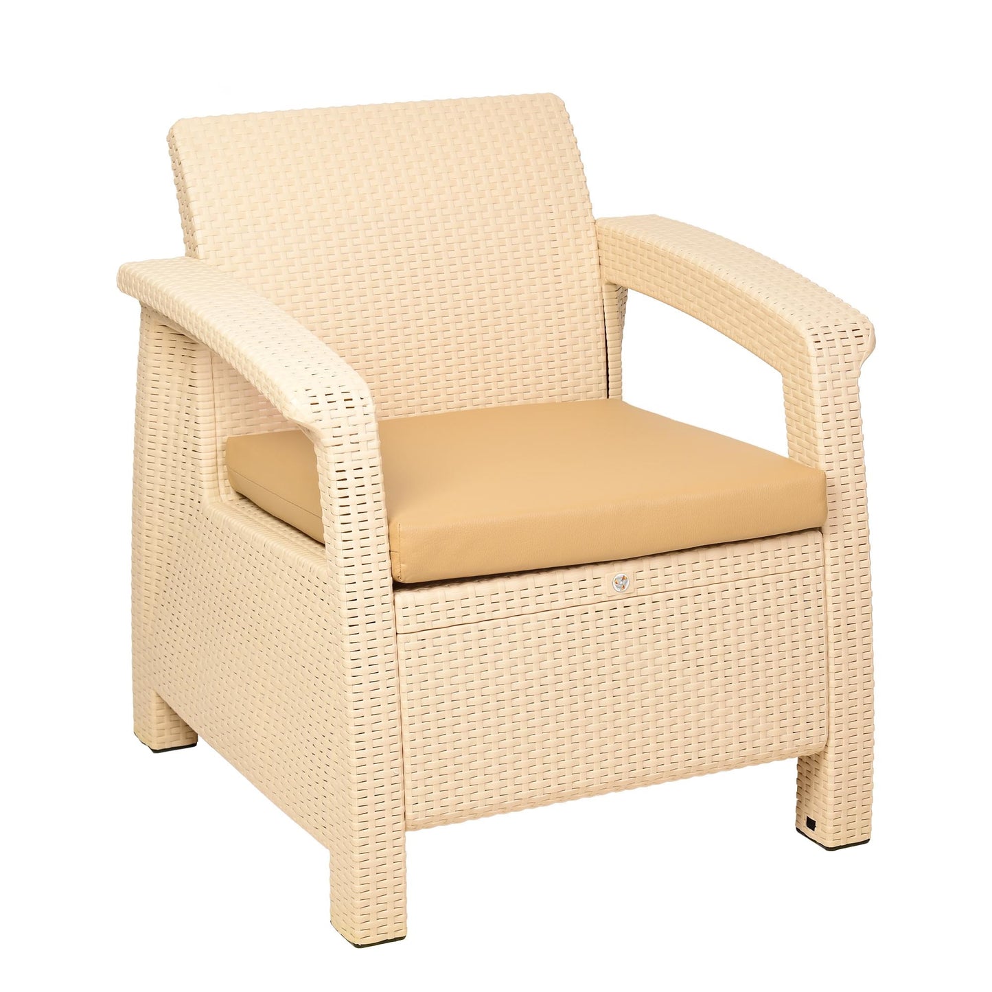 کورسییەکی تاک بە باخچەی مۆدێرن