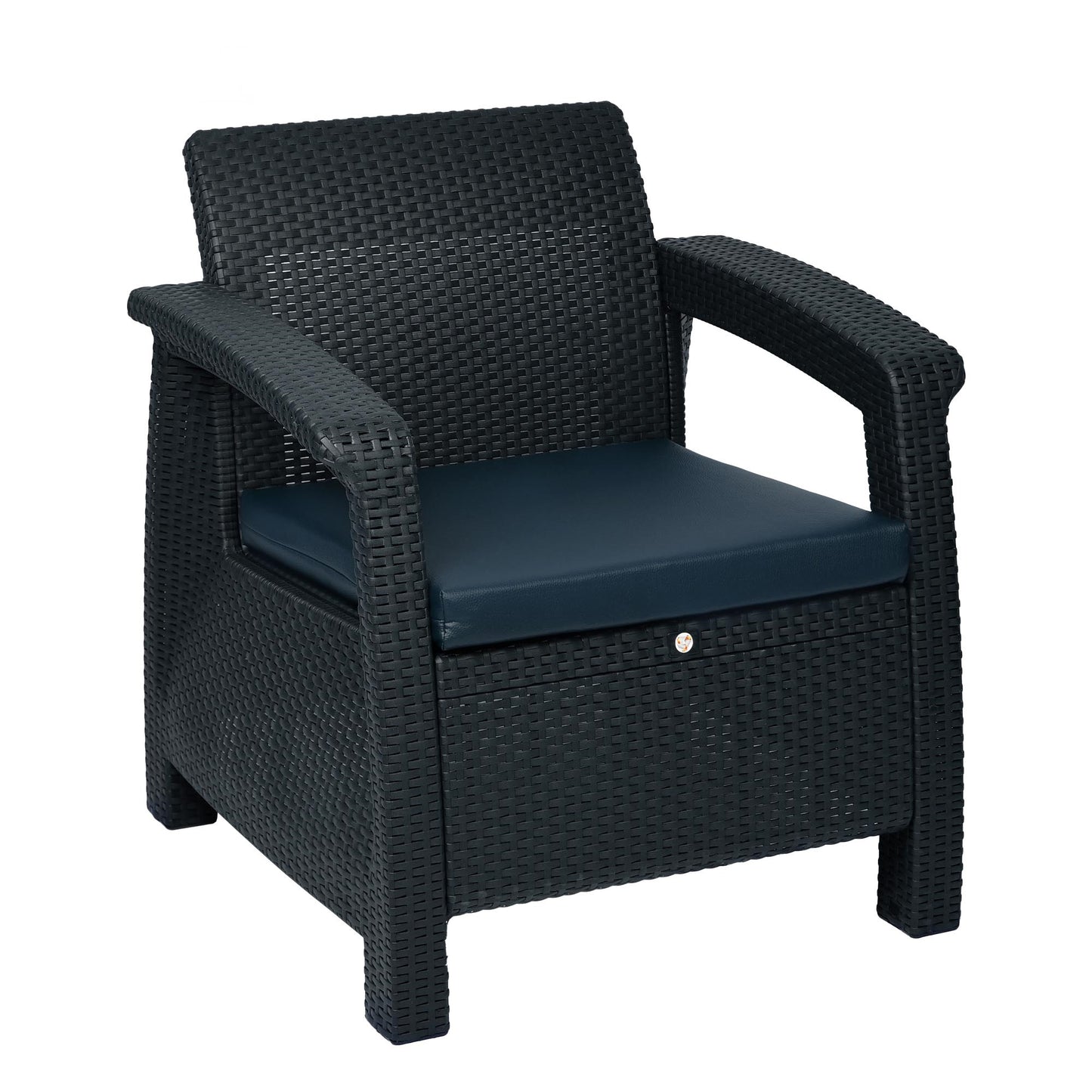 کورسییەکی تاک بە باخچەی مۆدێرن