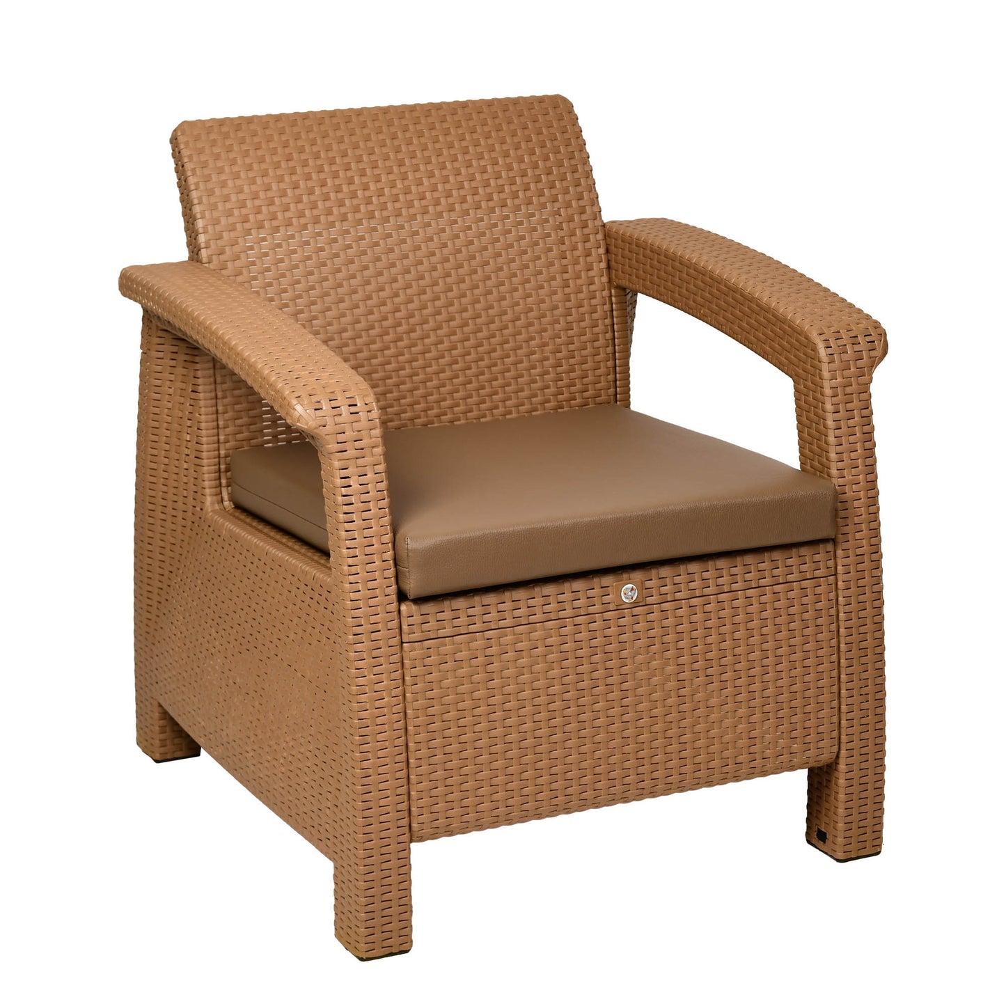 کورسییەکی تاک بە باخچەی مۆدێرن