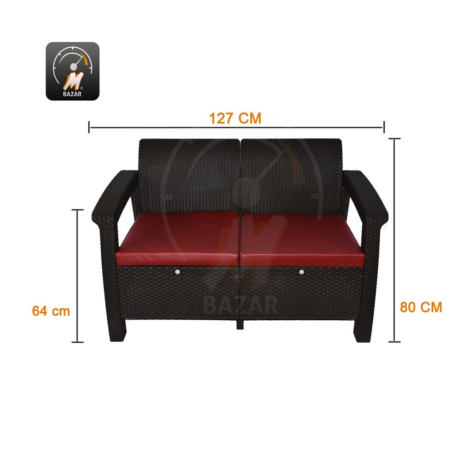 کورسییەکی تاک بە باخچەی مۆدێرن