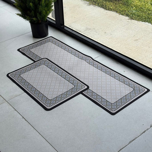 Decorative Anti-Slip Floor Mat - Set Of 2
