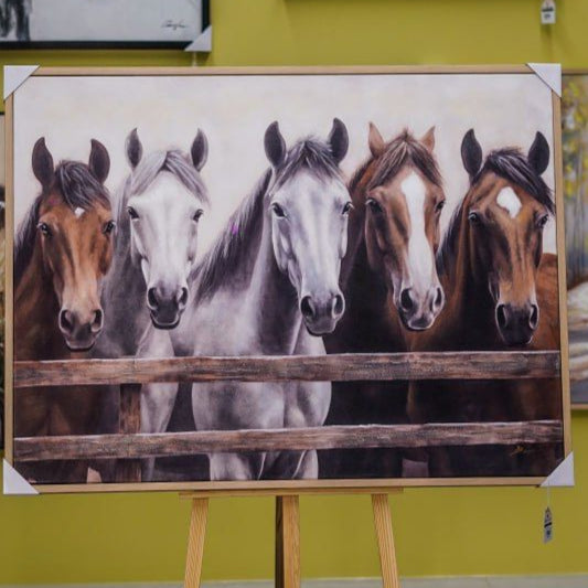 120x90 هونەری نایاب بە دەست ڕەنگ کراوە بە چوارچێوە