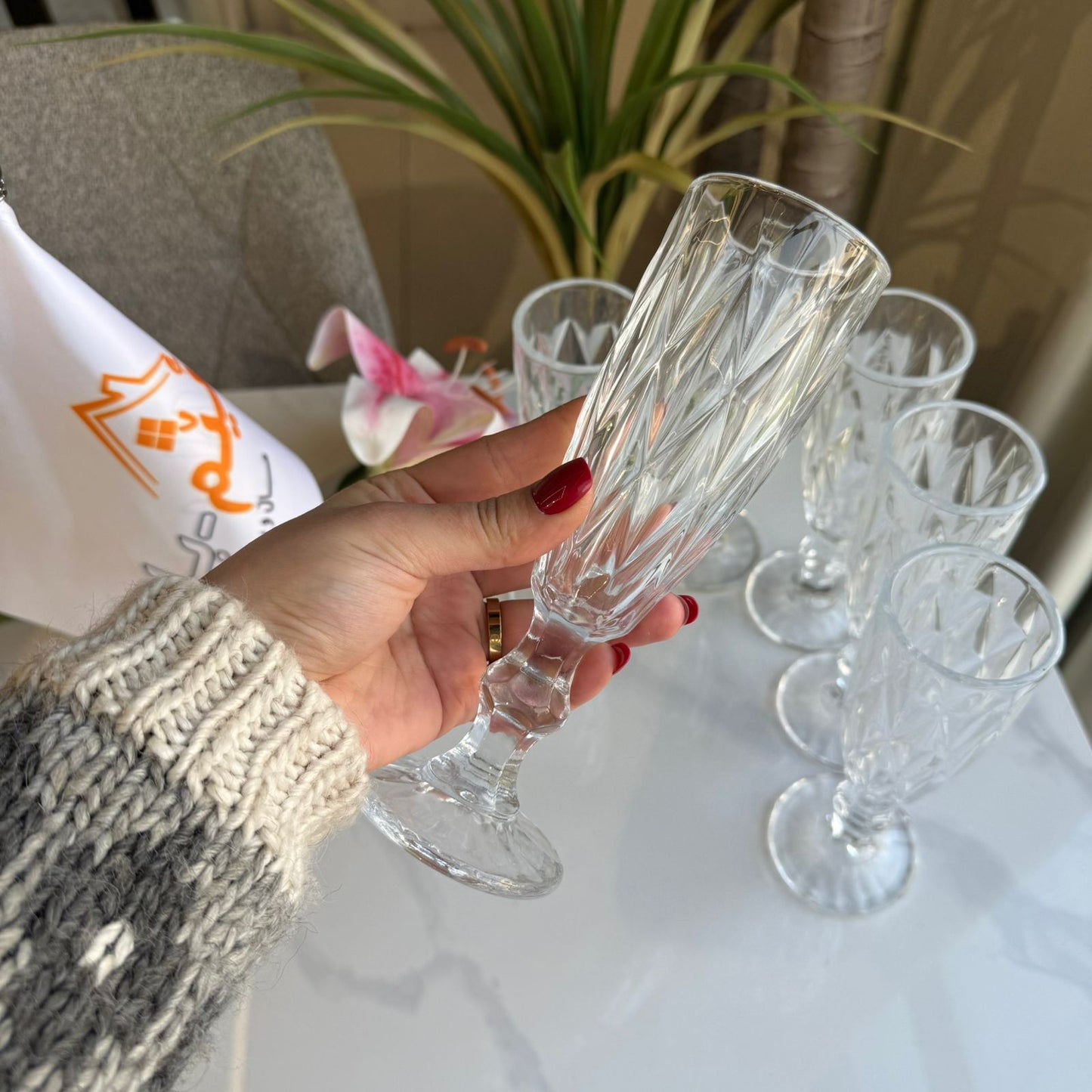 مجموعة الأواني الزجاجية الفاخرة الكلاسيكية