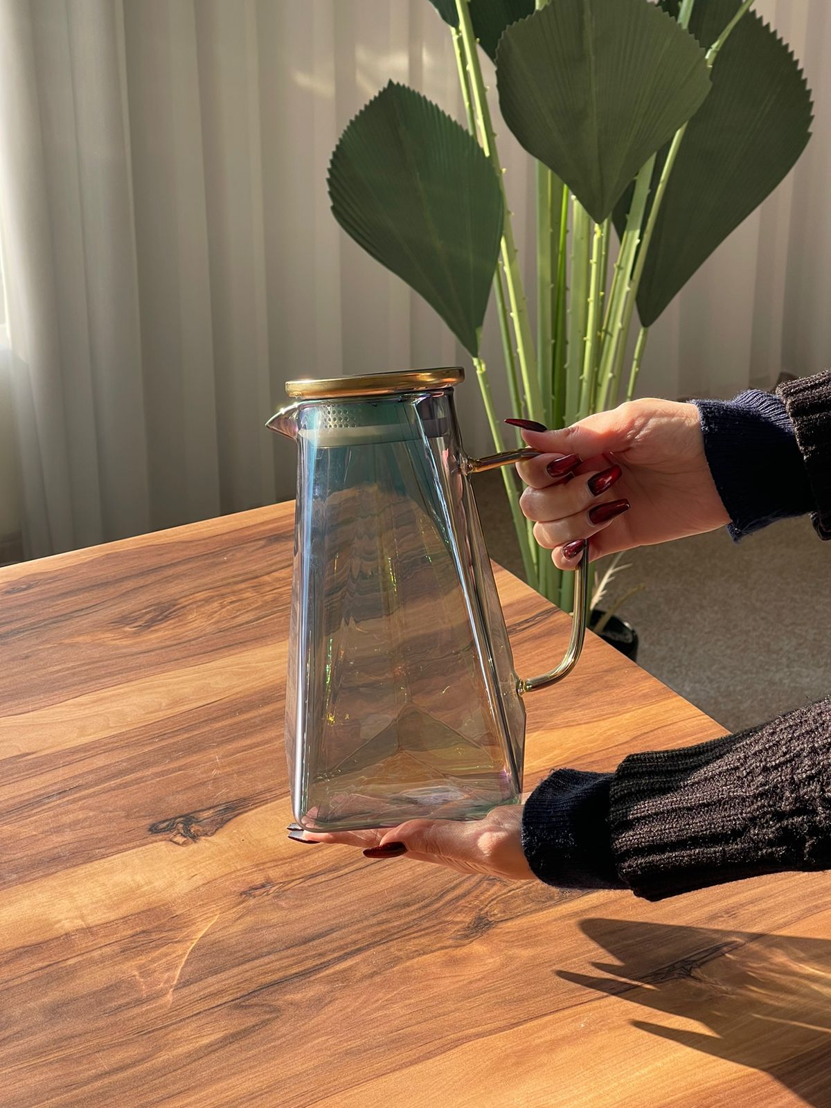 1.8L ئاوی شەفاف ئاو/شەربەتی کۆزە