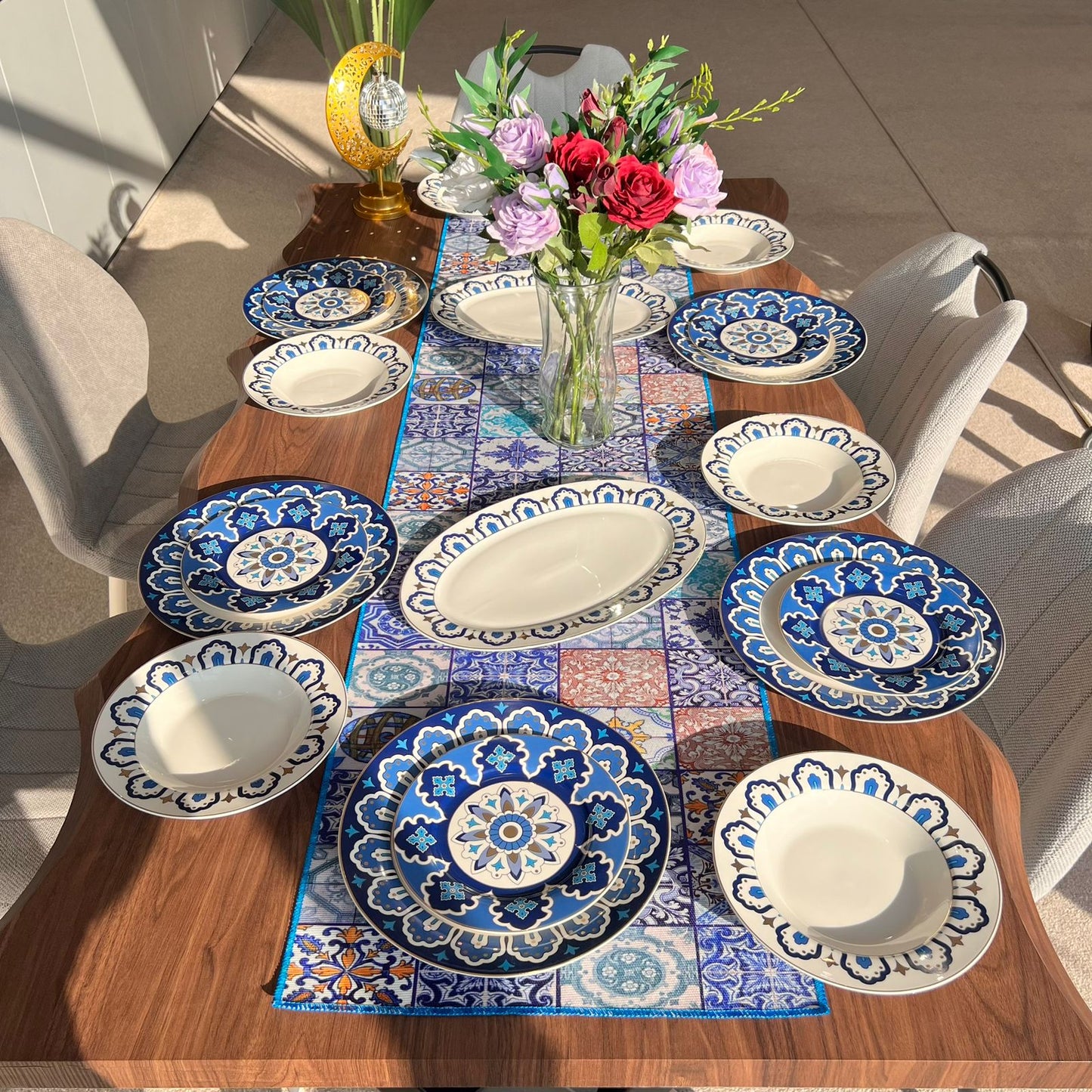 20PCS Porcelain Dining Tableware Set