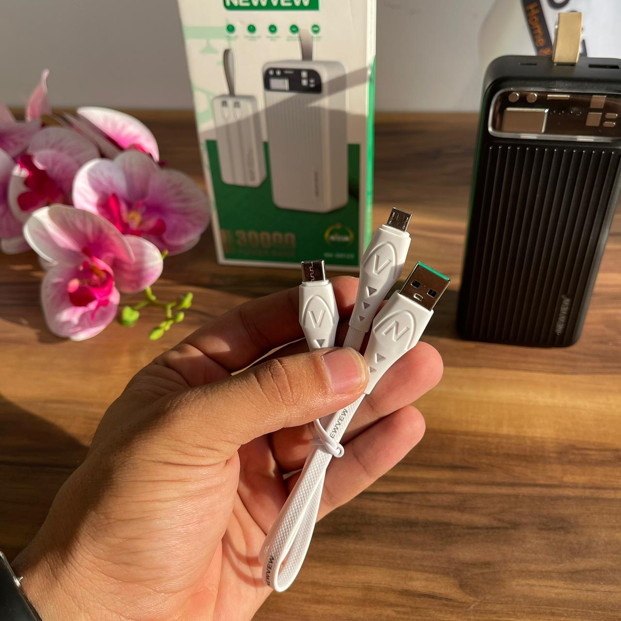 باور بانك بسعة 30000 مللي أمبير - شحن سريع بتقنية PD بقدرة 22.5 واط