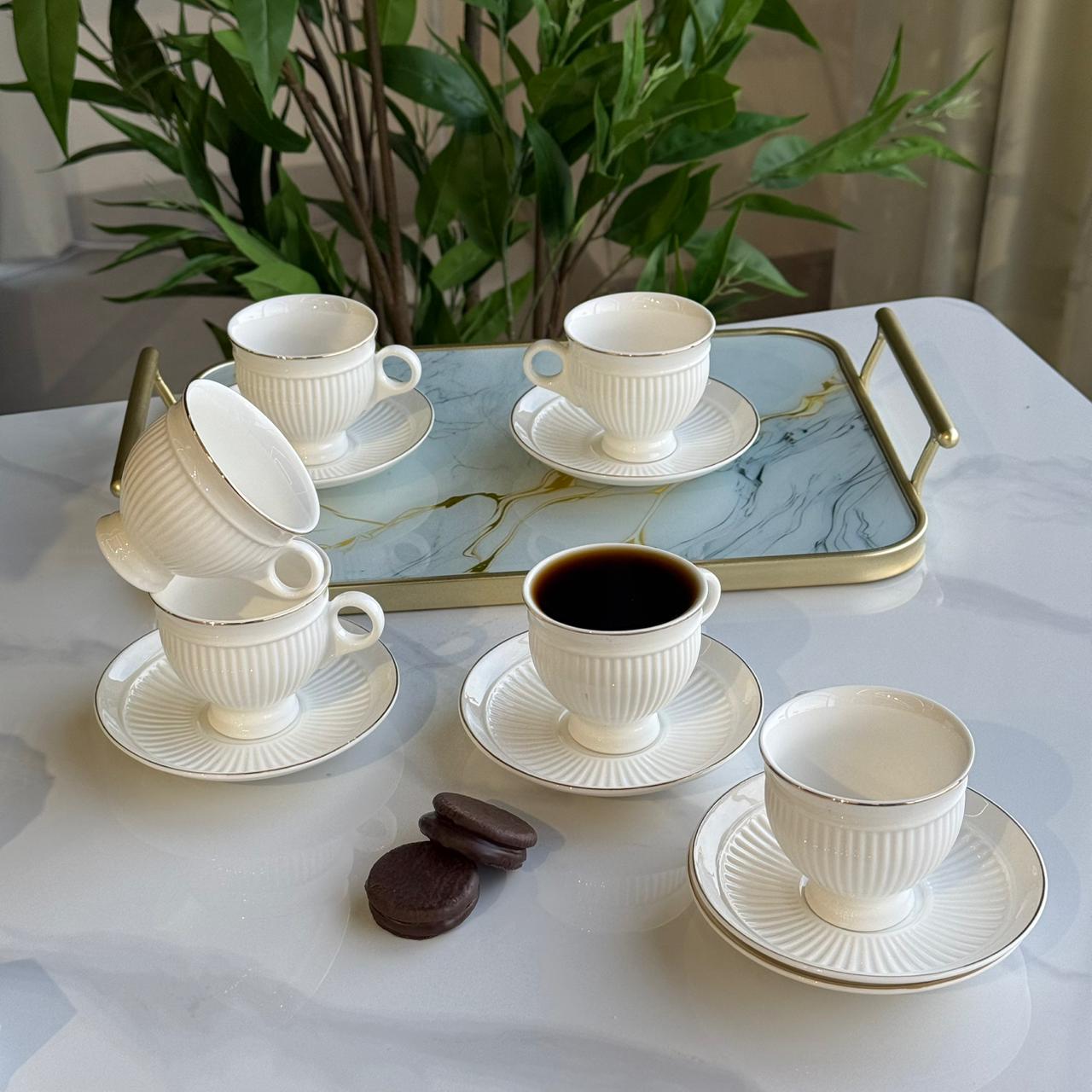 Elegant Classic Design Coffee Cup Set