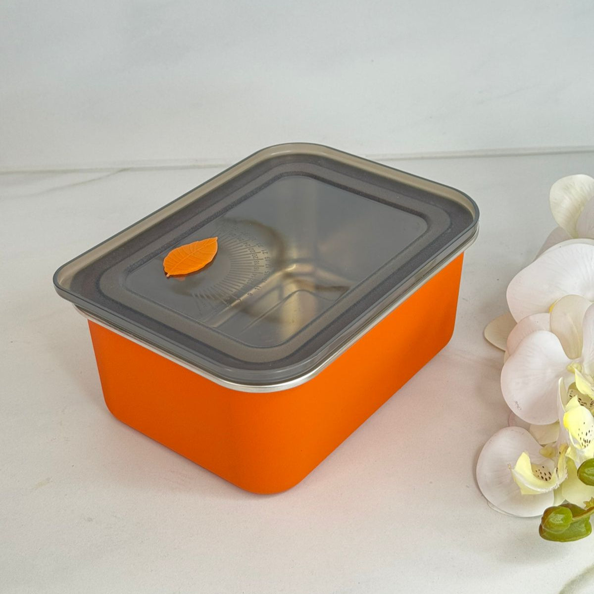 3 Sized - Stackable Steel Food Storage Containers Set With Lids