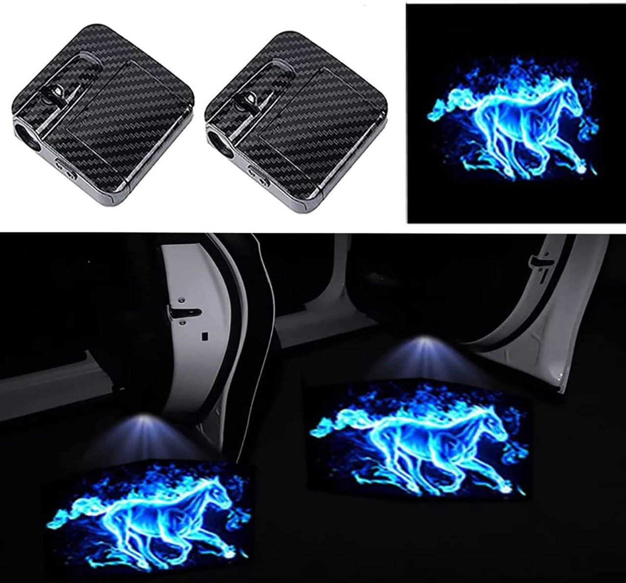 أضواء LED لظل باب السيارة