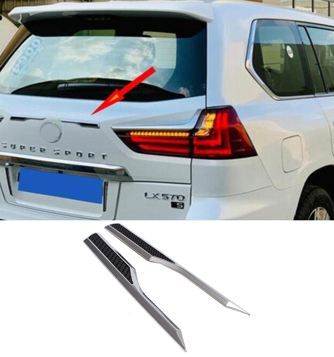 4pcs لێکسز LX570 2006-2020 لایەنی فەندەر