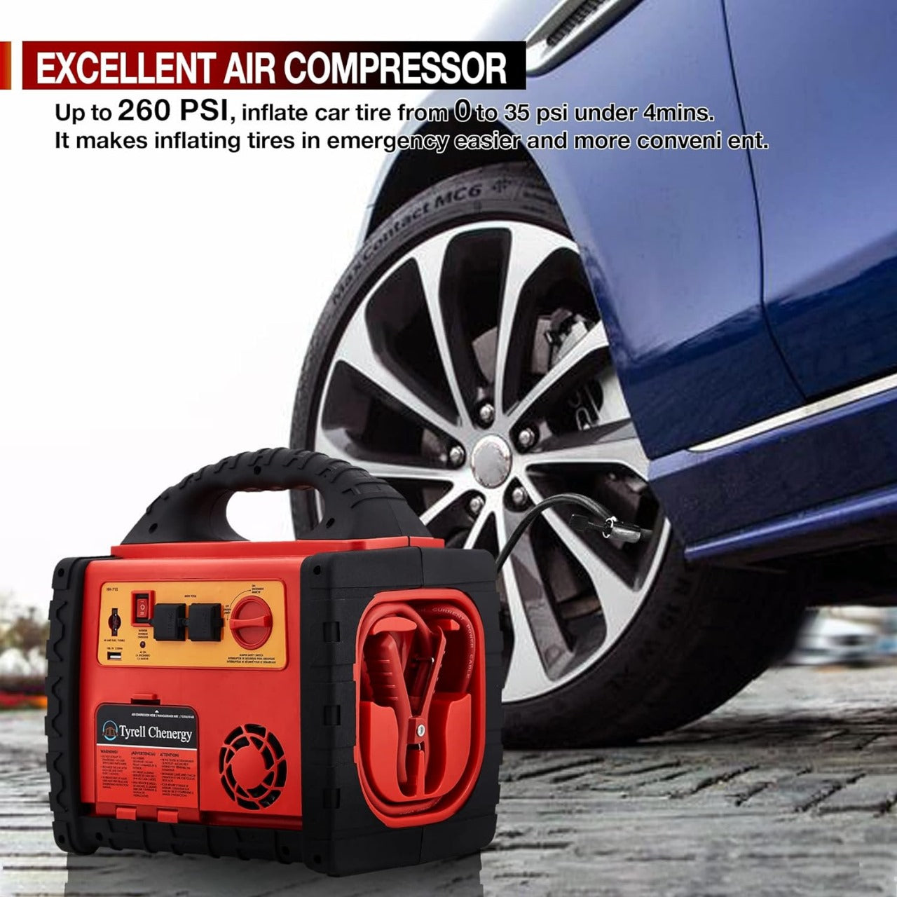 1400Amps 6-in-1 Portable Power Station
