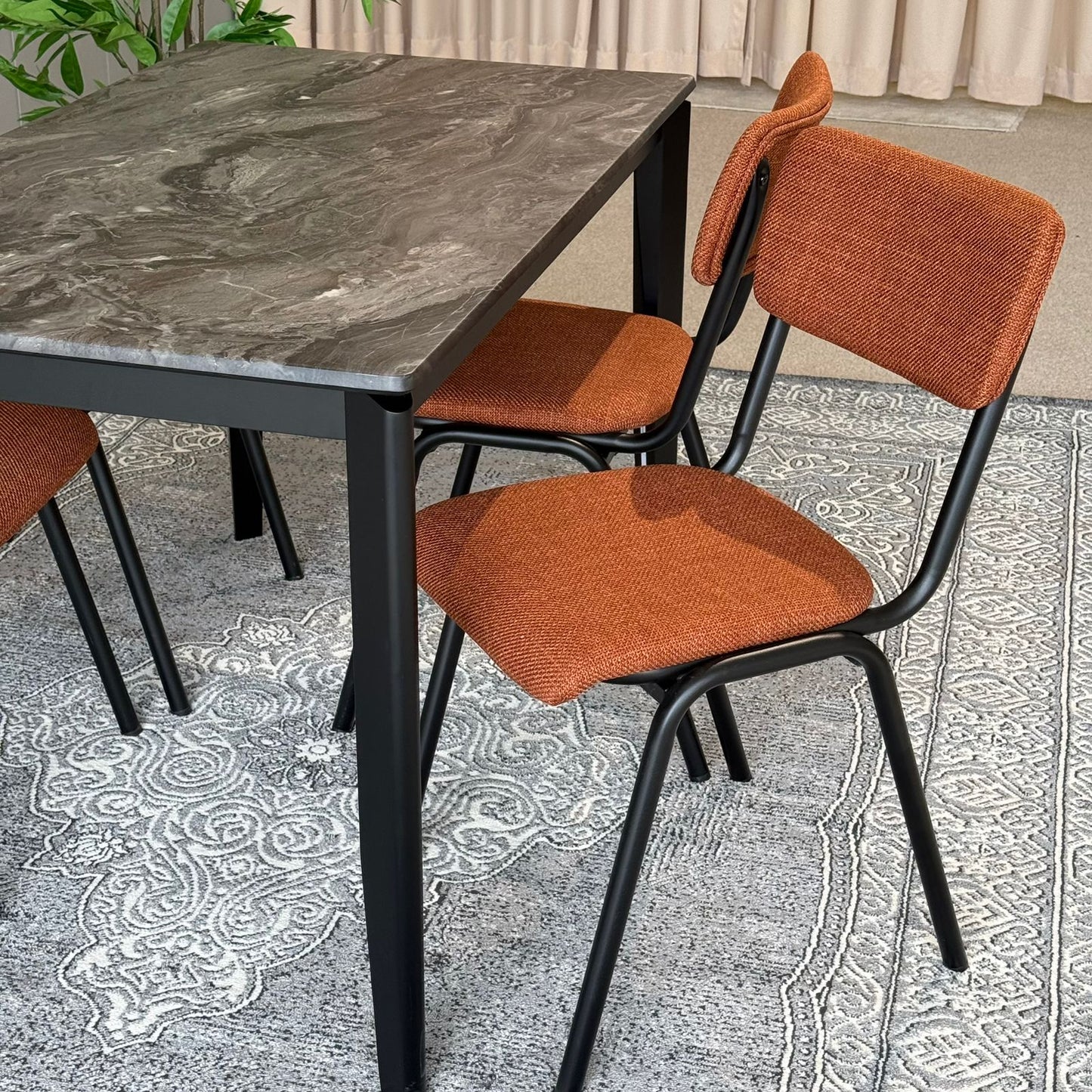 MARQUEE PALADIN Table & Diva Modern Chair – Luxury Dining Set