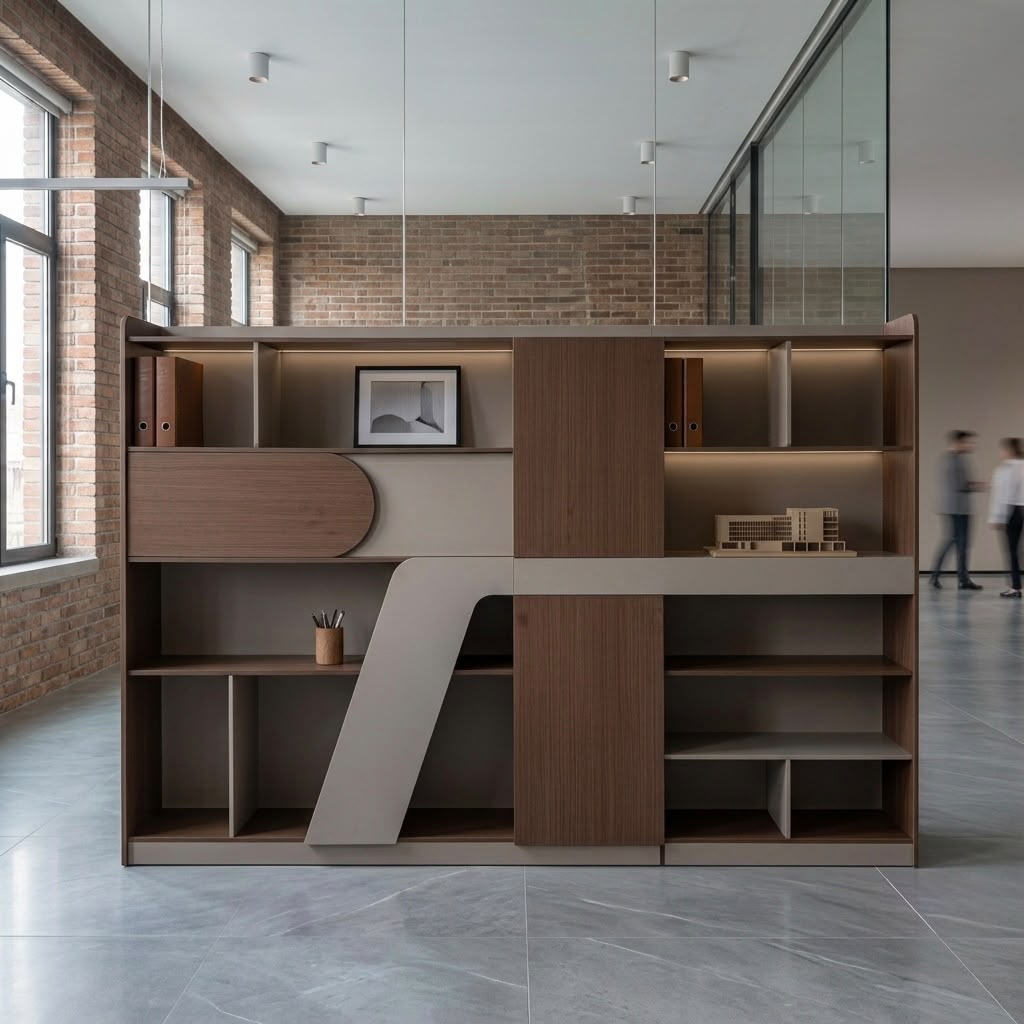 Modern Luxury Library Storage Unit