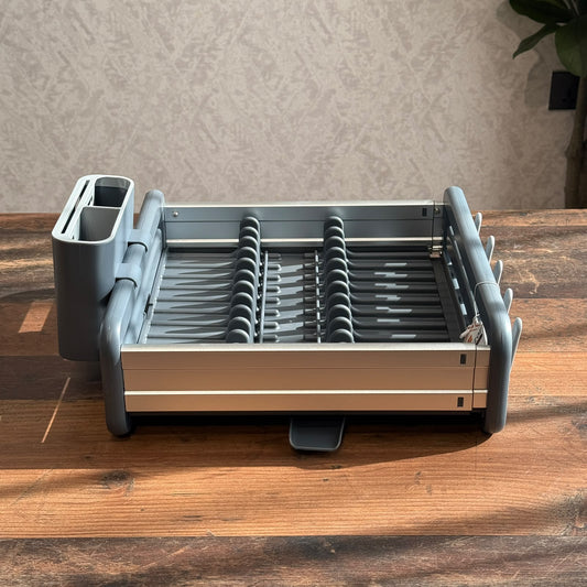 Sliding Extendable Countertop Dish Rack