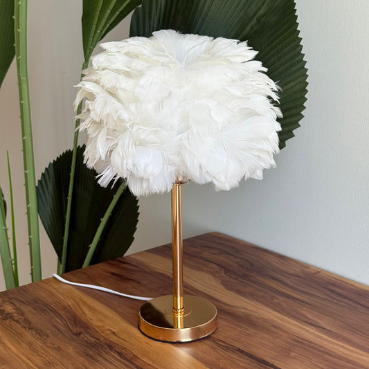 Luxe Plume Accent Lamp