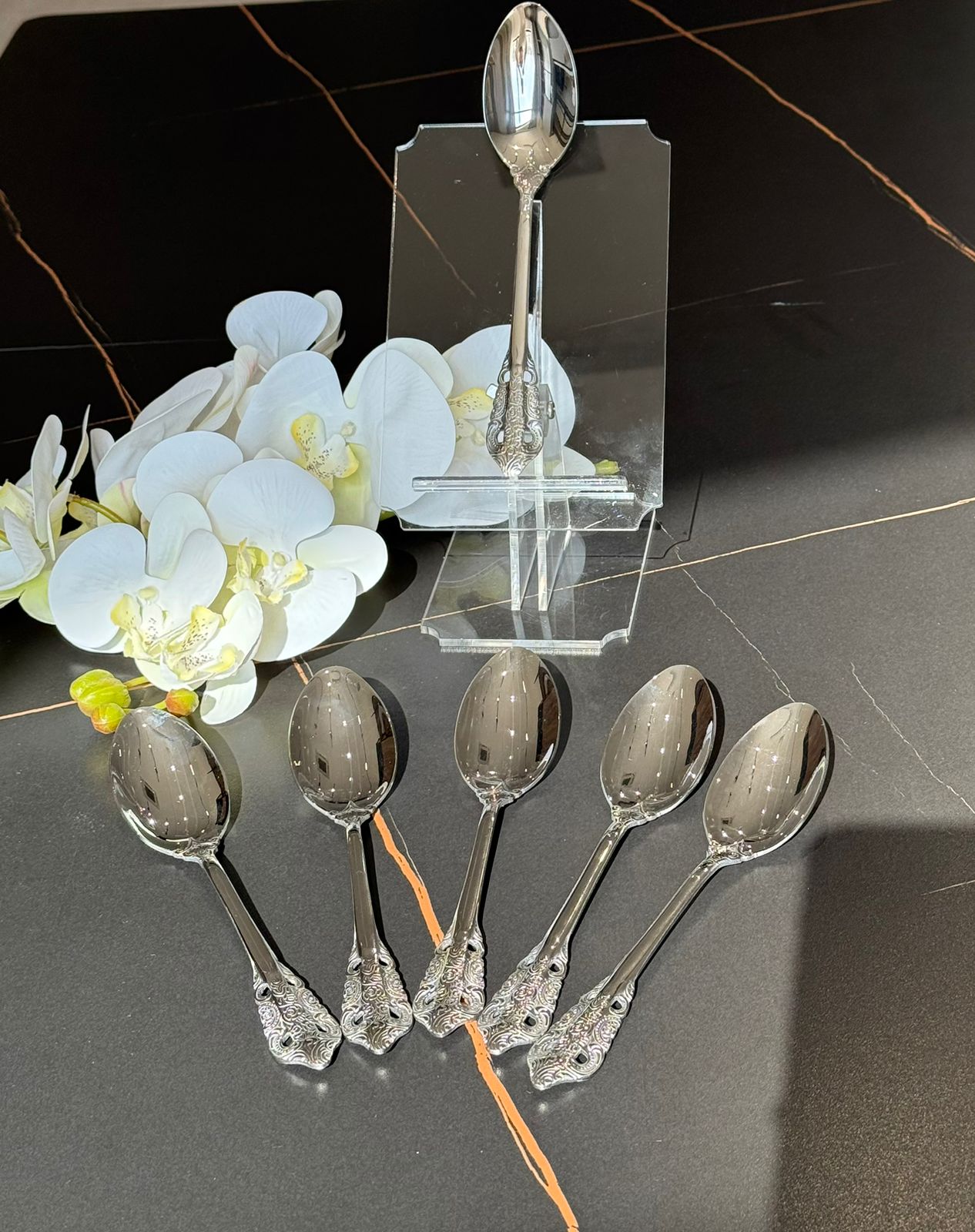 Classic Elegant Steel Cutlery Collection