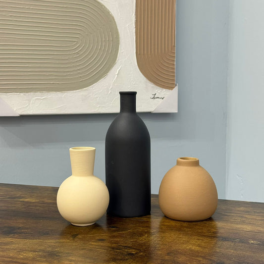 Elegant Vintage Vases - Set Of 3