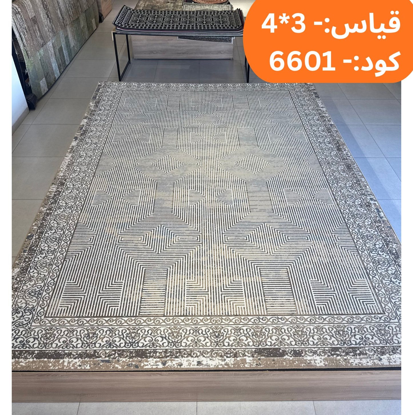 3x4m Modern Indoor Carpet