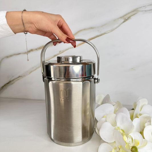 صندوق غداء محمول من الفولاذ المقاوم للصدأ