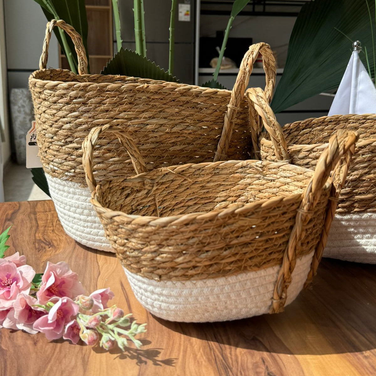 سێتی سەبەتەی حەسيرى - دوو ڕەنگ
