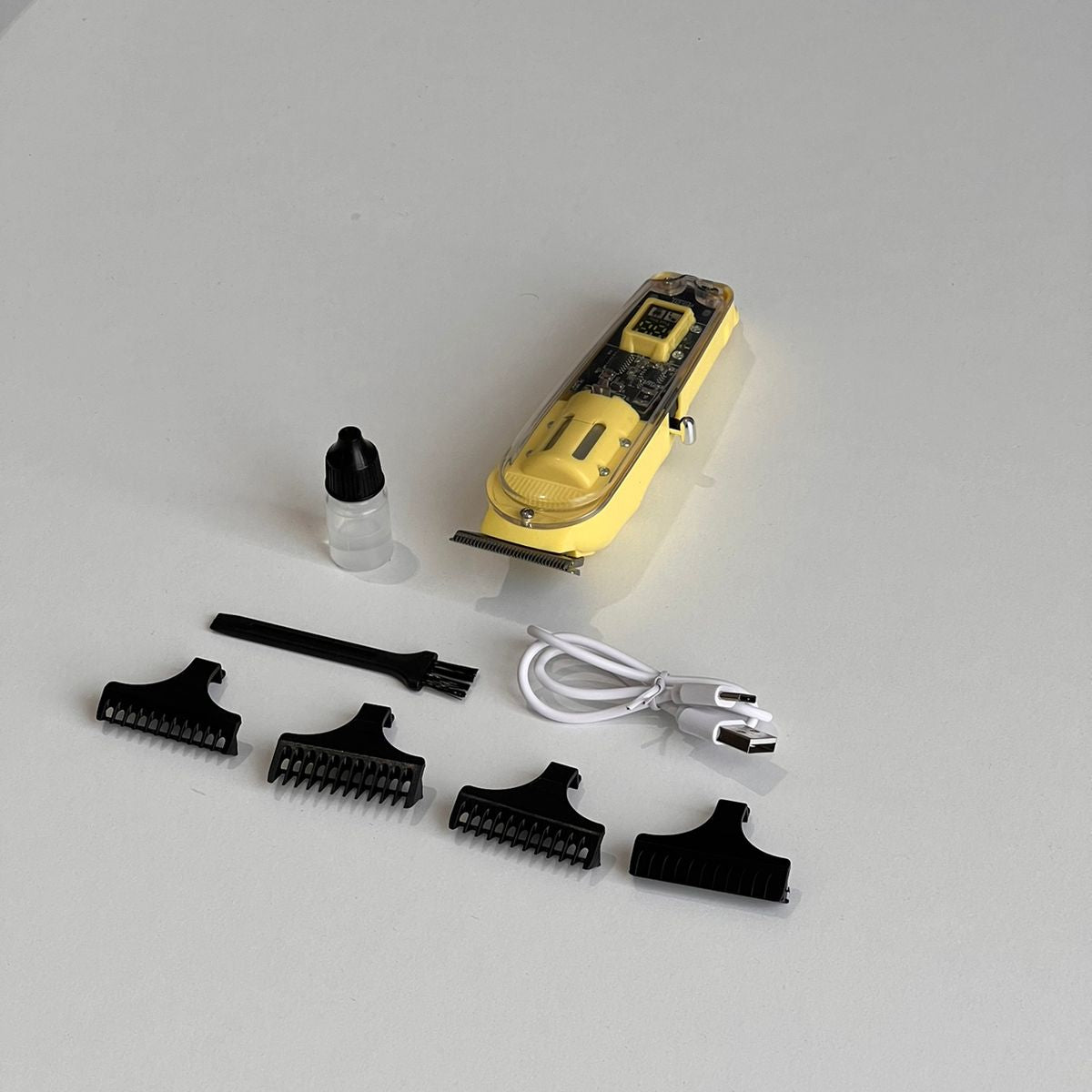 3612 پیاوان T-blade قژ و سمێڵ بڕبڕەی پشت