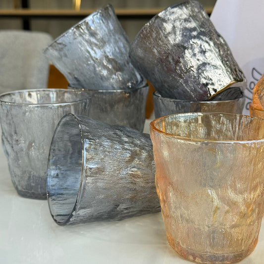 سێت پەرداخی مۆدێرن - بە دوو ڕەنگ