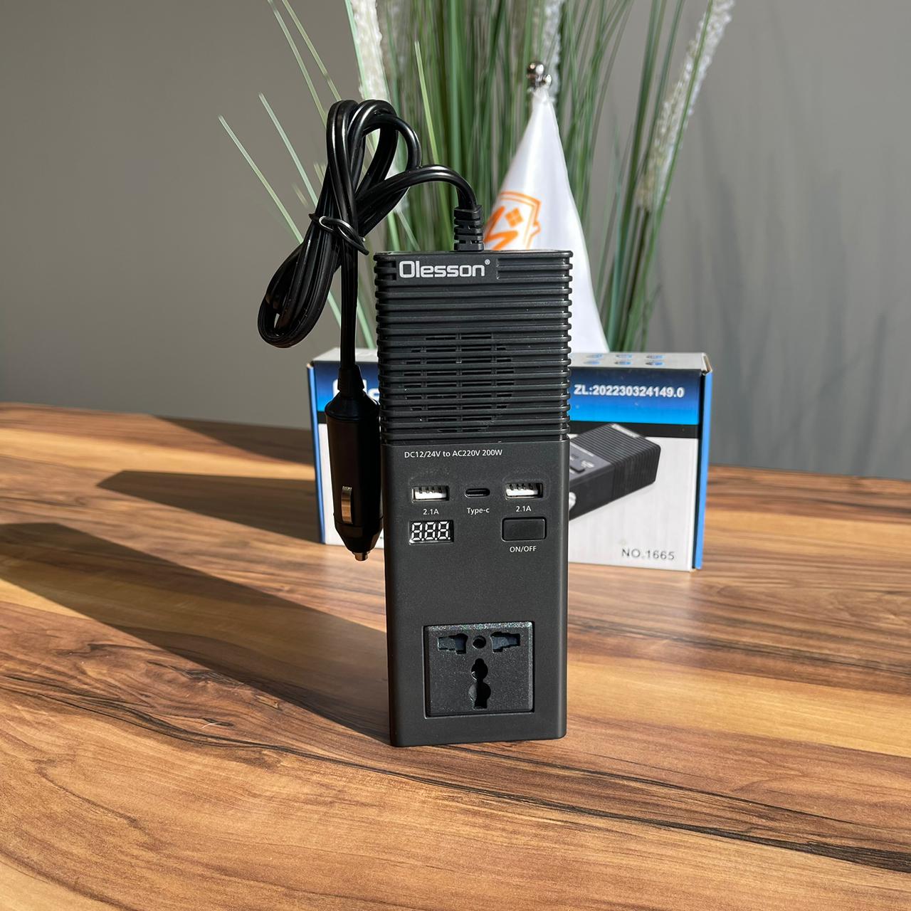 محول طاقة ذكي للسيارة بقوة ٢٠٠ واط