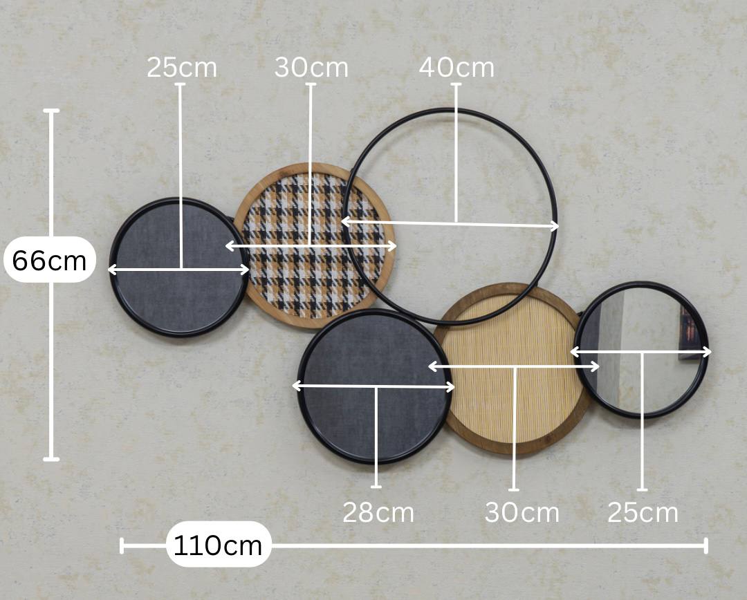 ئاوێنە و دیکۆری دیواری دیزاینی بڵق