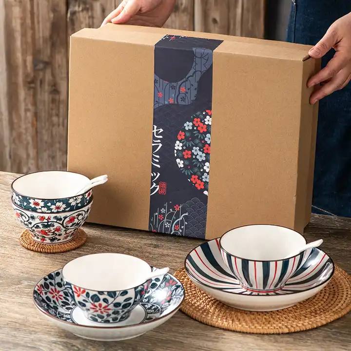 بۆیاخێکی نایاب بە شێوازی ژاپۆنی قاپی سیرامیک