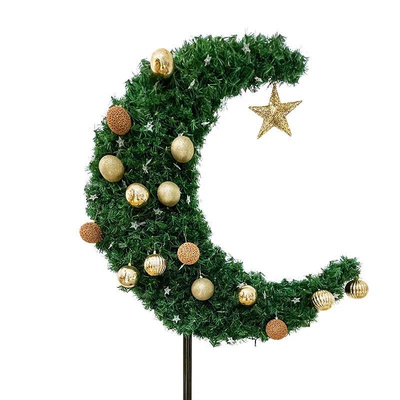 رمضان عيد هلال على شكل شجرة القمر