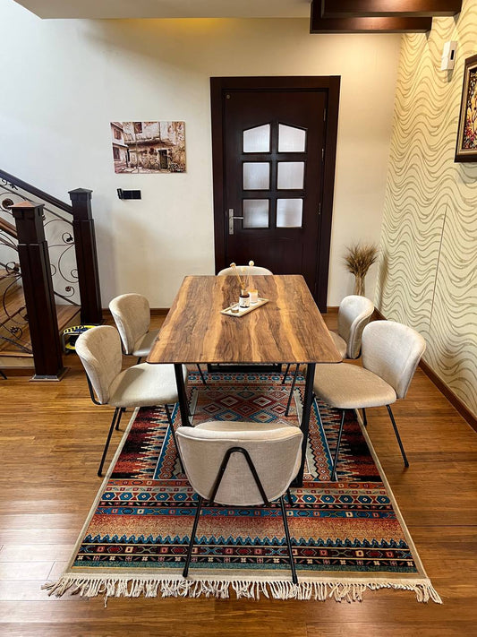 ئیگان شێشام مێز و کورسی زەنگ لە ناوماڵ