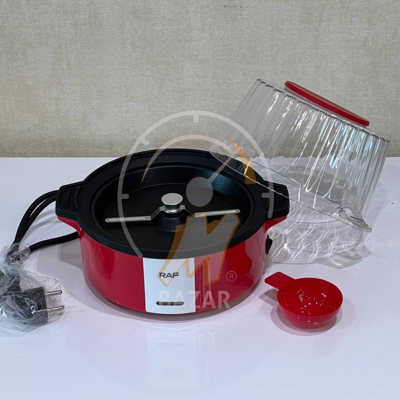 ئامێری پۆپکۆرنی هەوای گەرمی کارەبایی گەورە گەورە