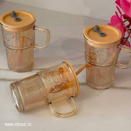 شووشەی برۆنزی تراسفانت بە قاپەوە و پەلەوەری