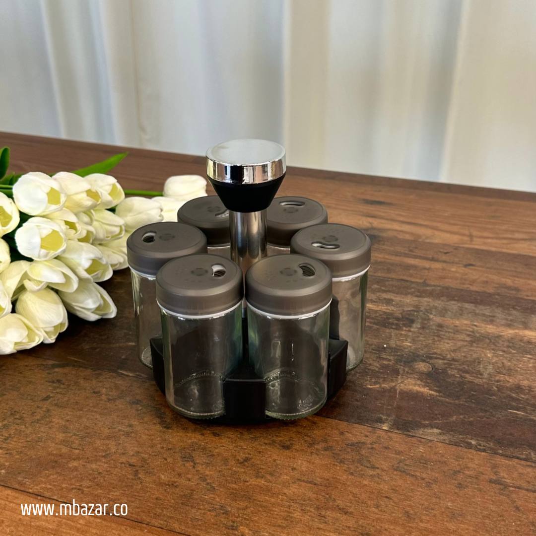6pcs سوڕانەوە شووشەی بەهارات/قەبارەی بەهارات
