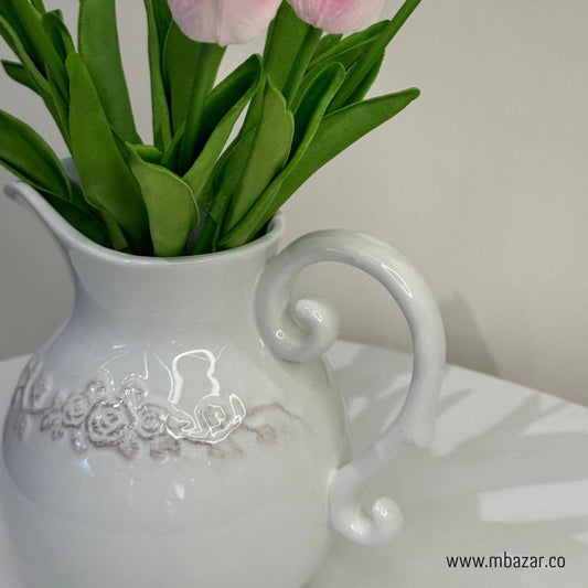 دیزاینی کۆزە کۆنەکان گوڵدانێکی سیرامیک