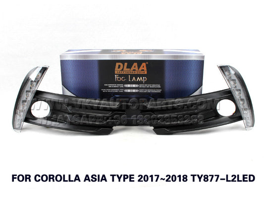تۆیۆتا کۆرۆلا 2017-2018 DRL FOG LAMP کەڤەر