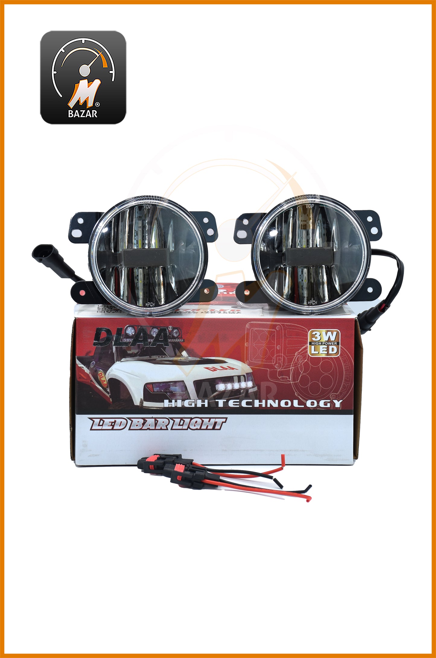 لامپێکی تەم و مژی LED ی جیپ یونێڤێرساڵ