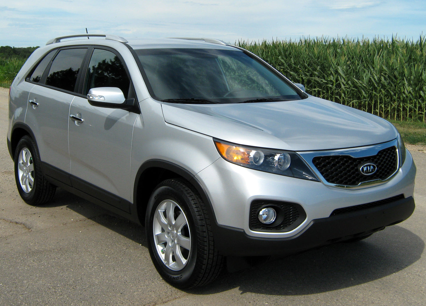 Kia Sorento 2012 fabric and leather Seat Cover