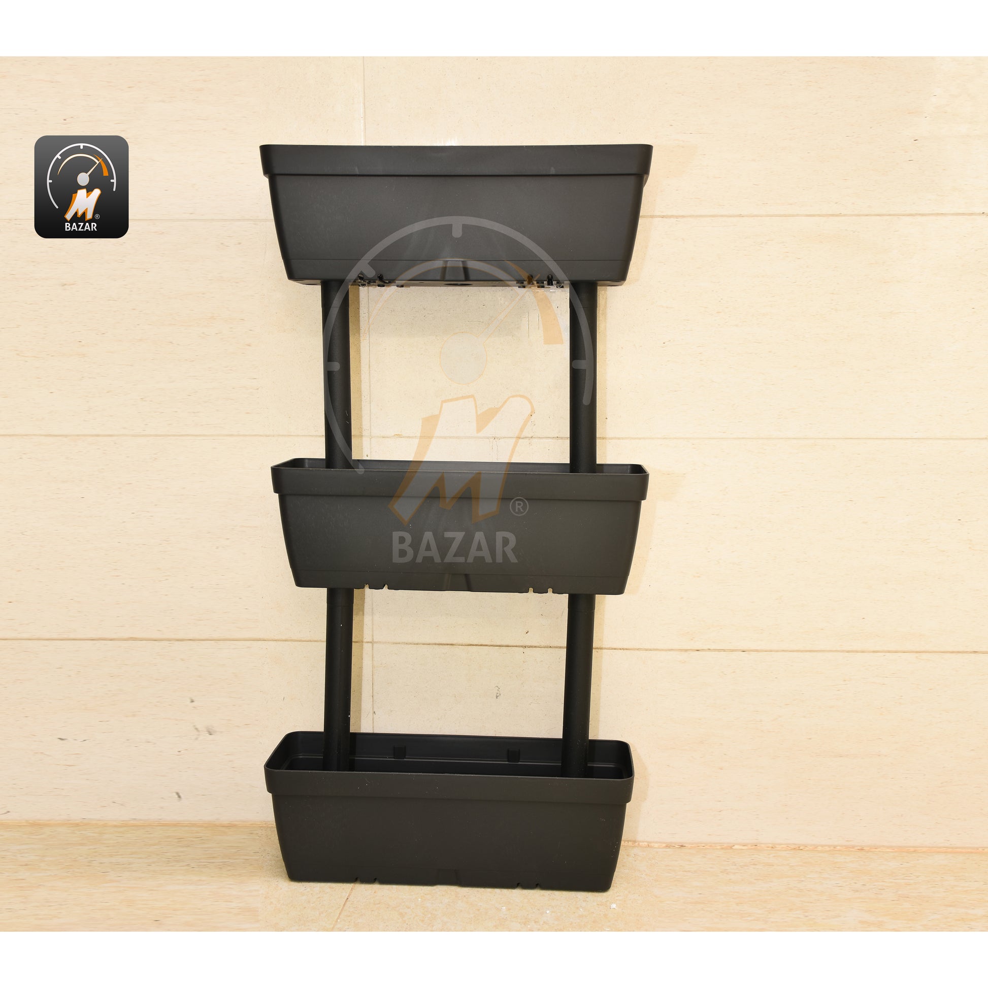 3-Tiered Plastic Pot