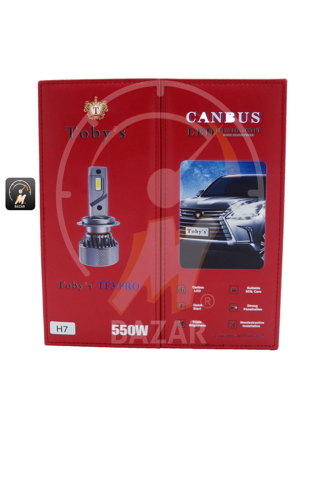 LED Xenon Light H7 550W