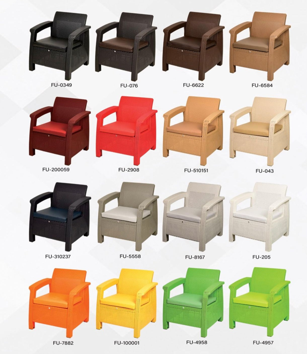 Modern Garden Seating Set
