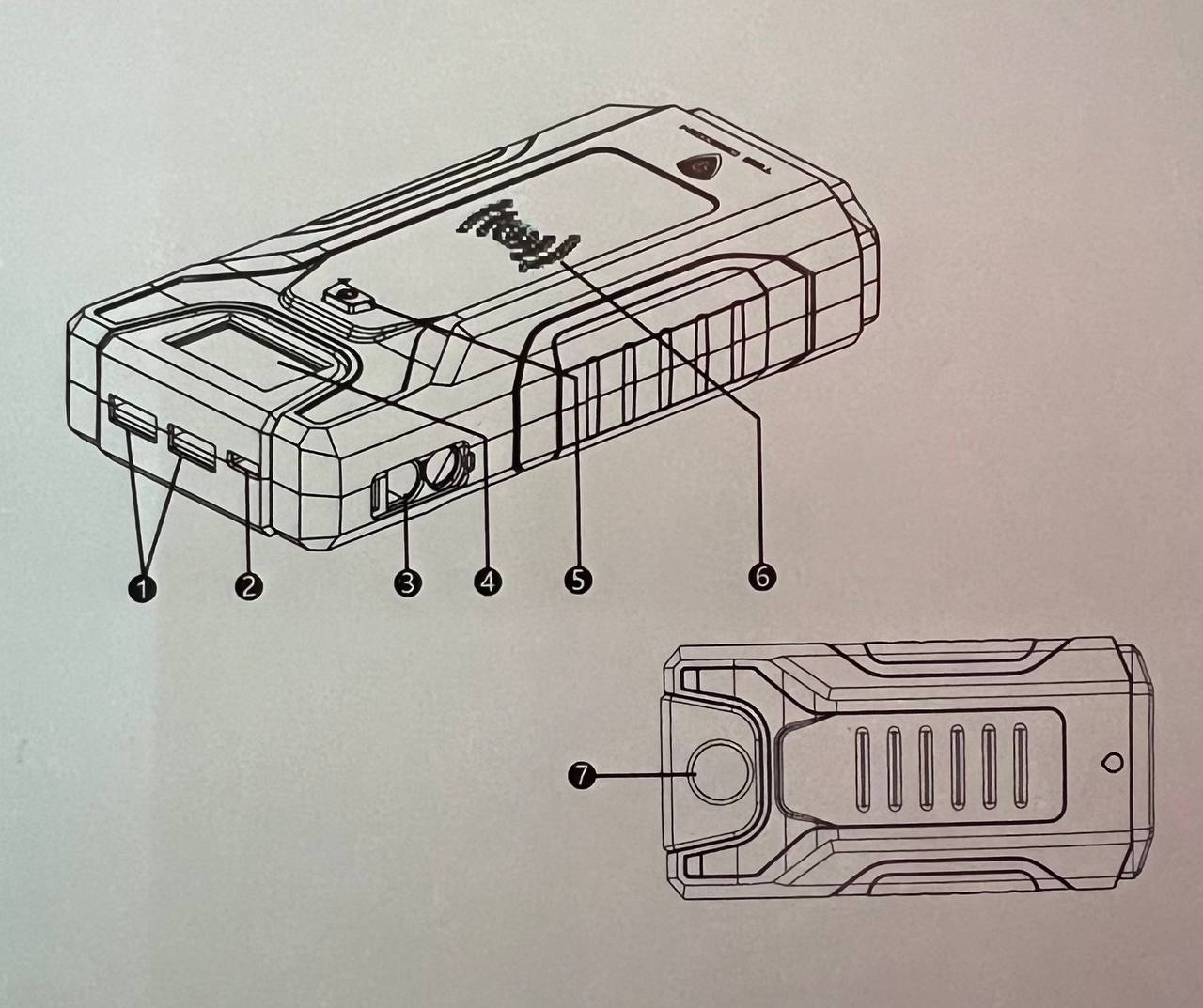 بنك الطاقة اللاسلكي TBS-10A