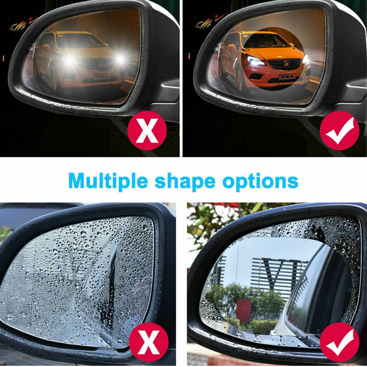 Waterproof Rainproof Car Rearview Protective Mirror Film