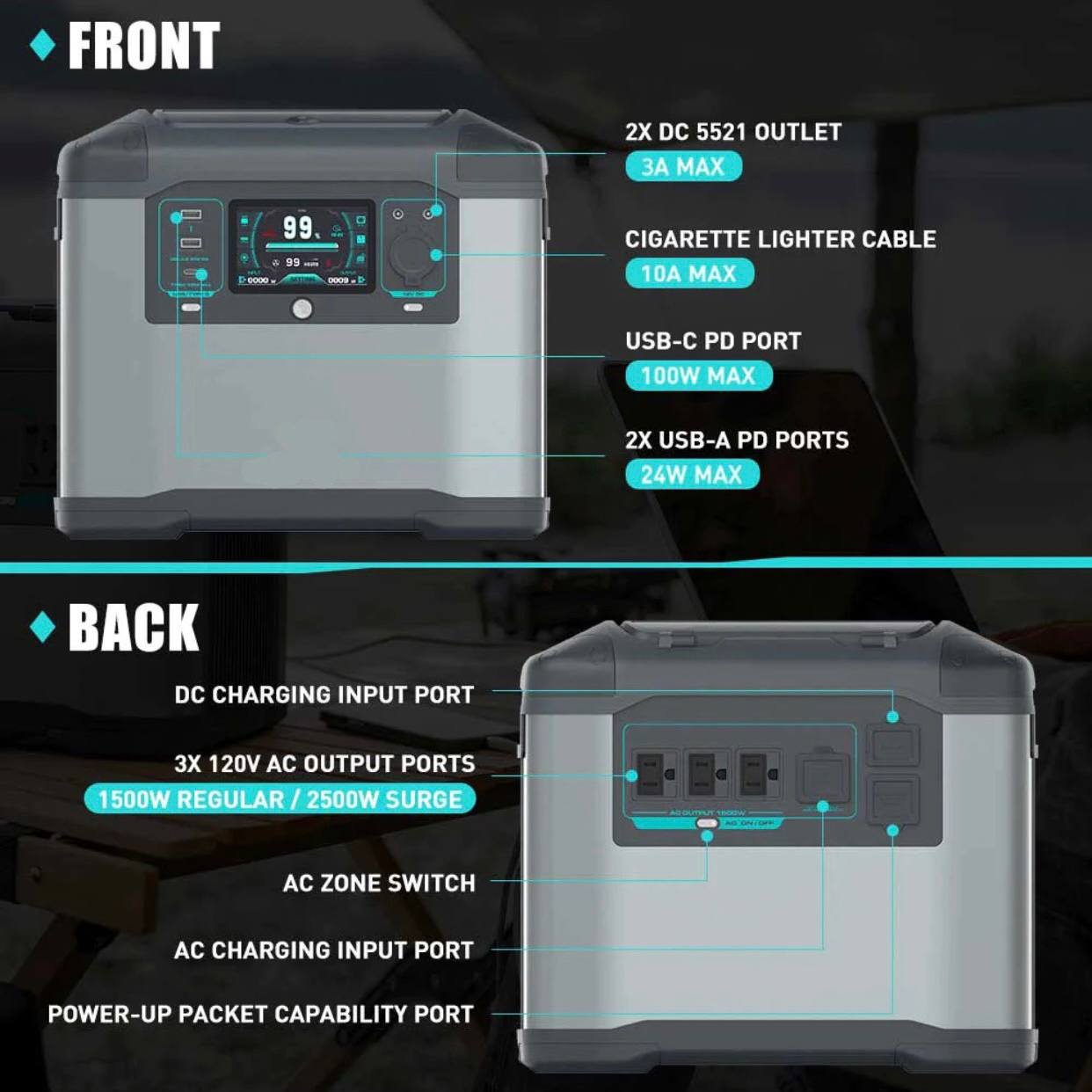273A Portable Generator Power Station