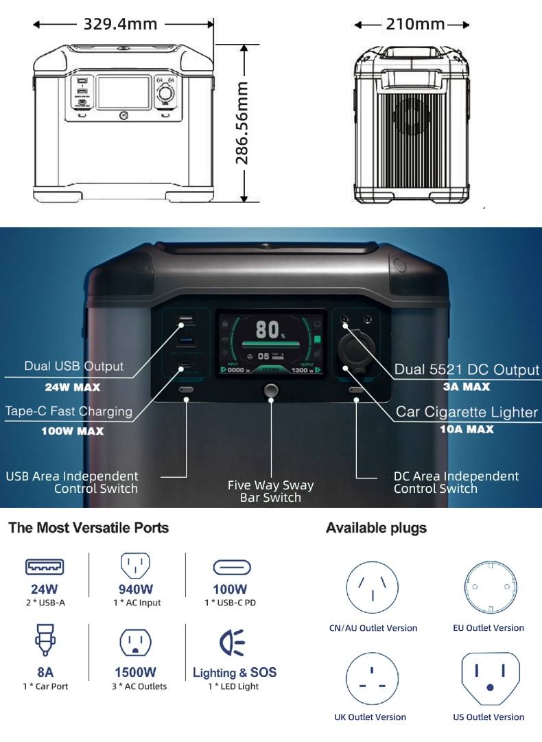 273A Portable Generator Power Station