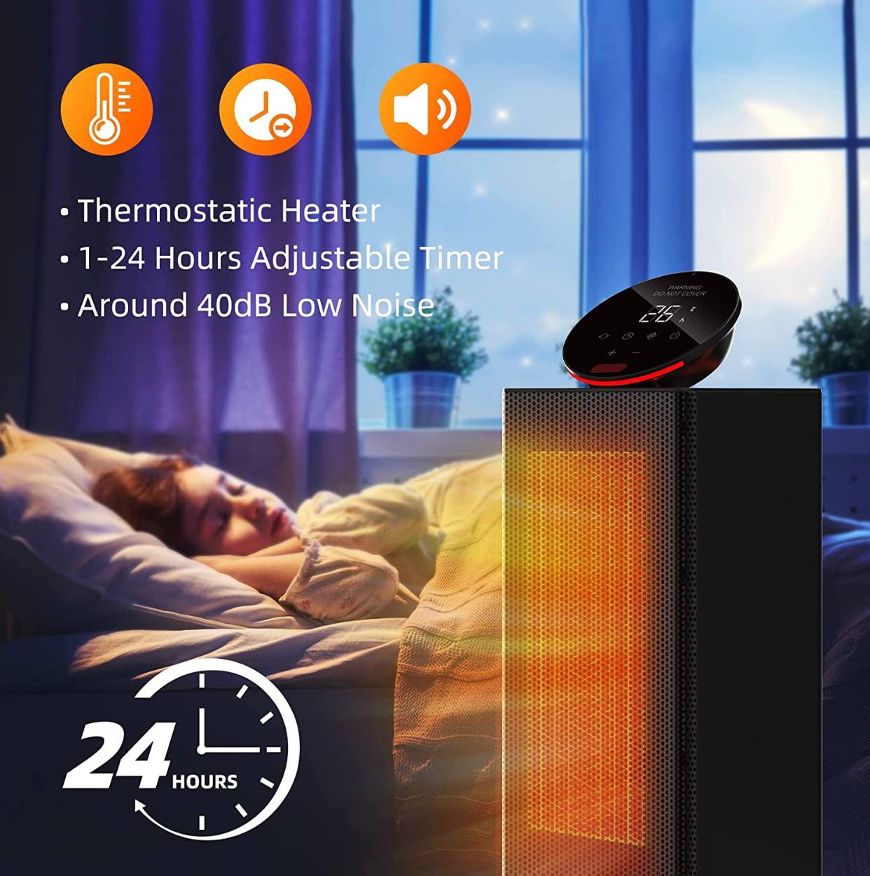 Ceramic Tower Space Heater