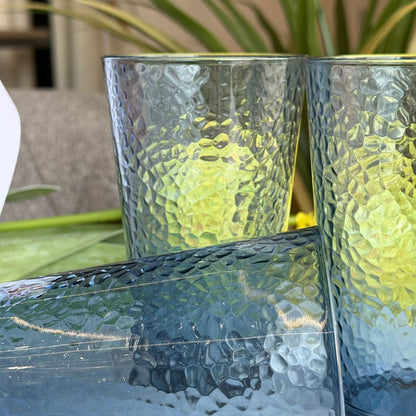 Modern Textured Glassware Set