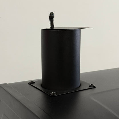Portable Barbecue Grill with Side & Storage Shelves