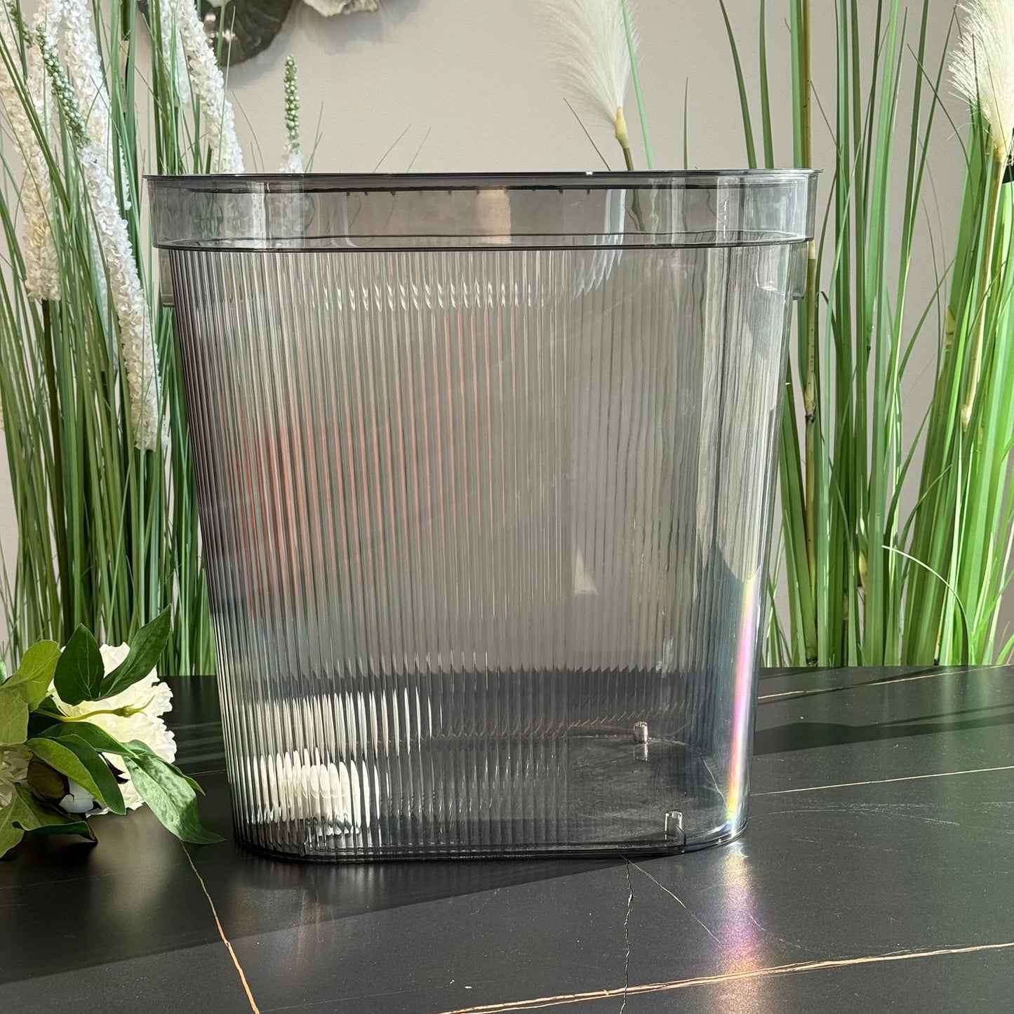 2-Sized Modern Transparent Plastic Storage Container